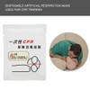 50pcs / box Disposable Mouth Breathing Artificial Respiration CPR Face