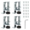 4 Pcs Adjustable Feet for Outdoor Furniture, Workbench Leveling Feet