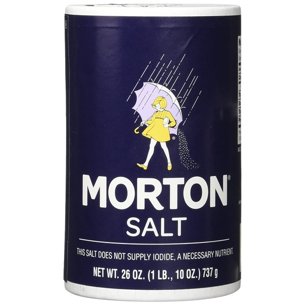 Morton Salt Regular Salt, 26 Oz, Pack of 2