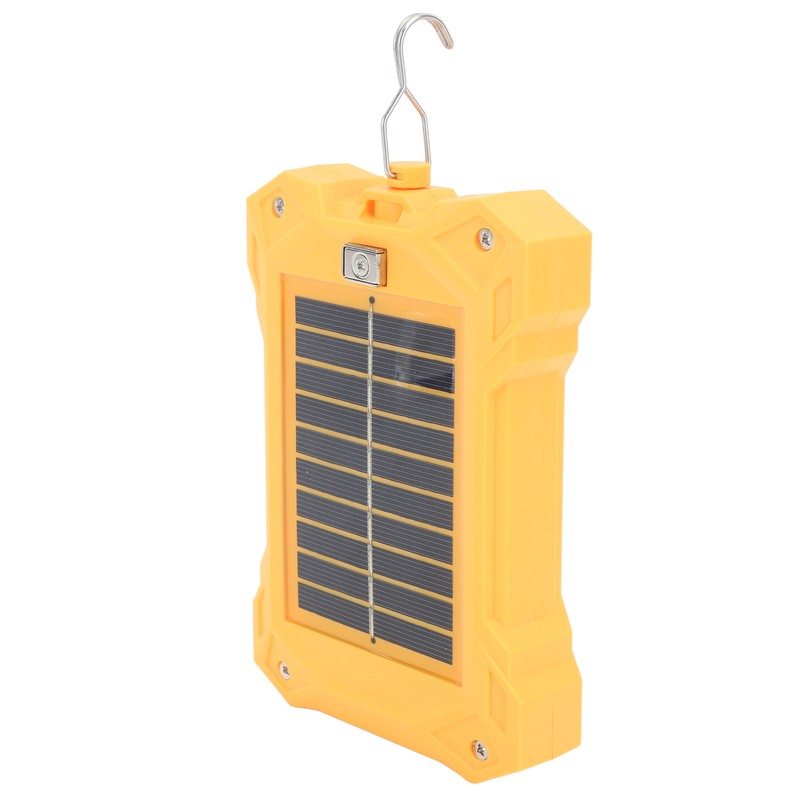LED Solar Light Rechargeable Portable Flood Light Hooked Tent Light