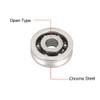 sourcing map V-Groove Ball Bearing 623VV Guide Belt Roller Bearing