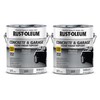 Rust-Oleum 380895-2PK Concrete & Garage Clear Finish Topcoat, Gallon, Matte