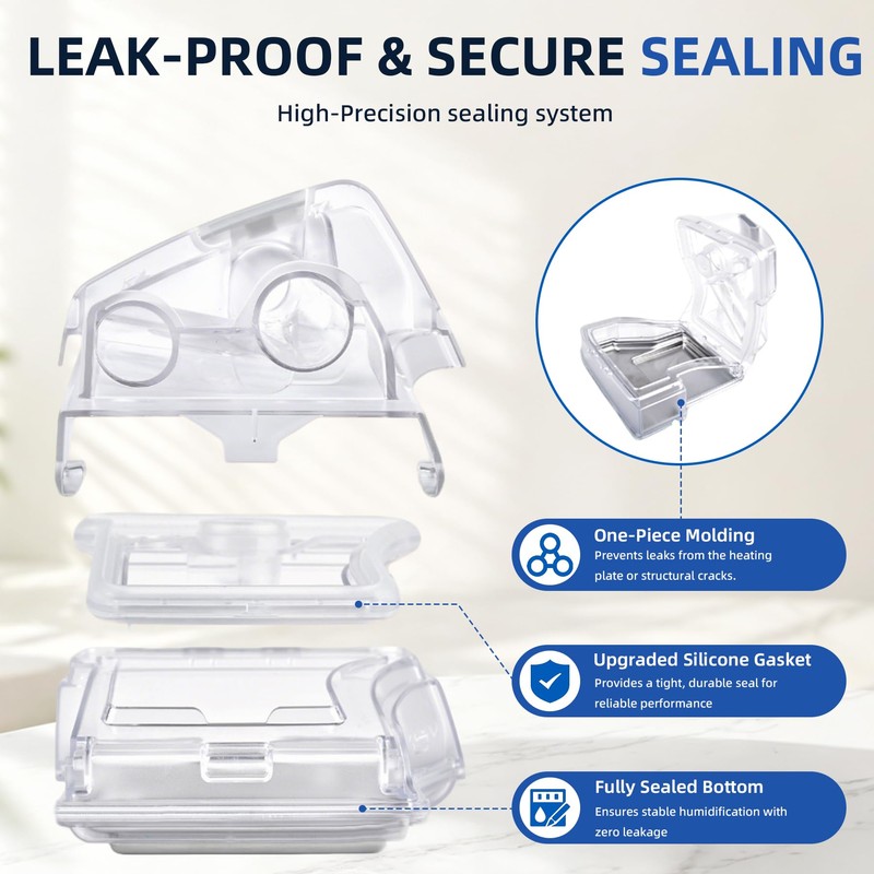 380ml Water Chamber for AirSense 10 & AirCurve 10, Leak-Proof
