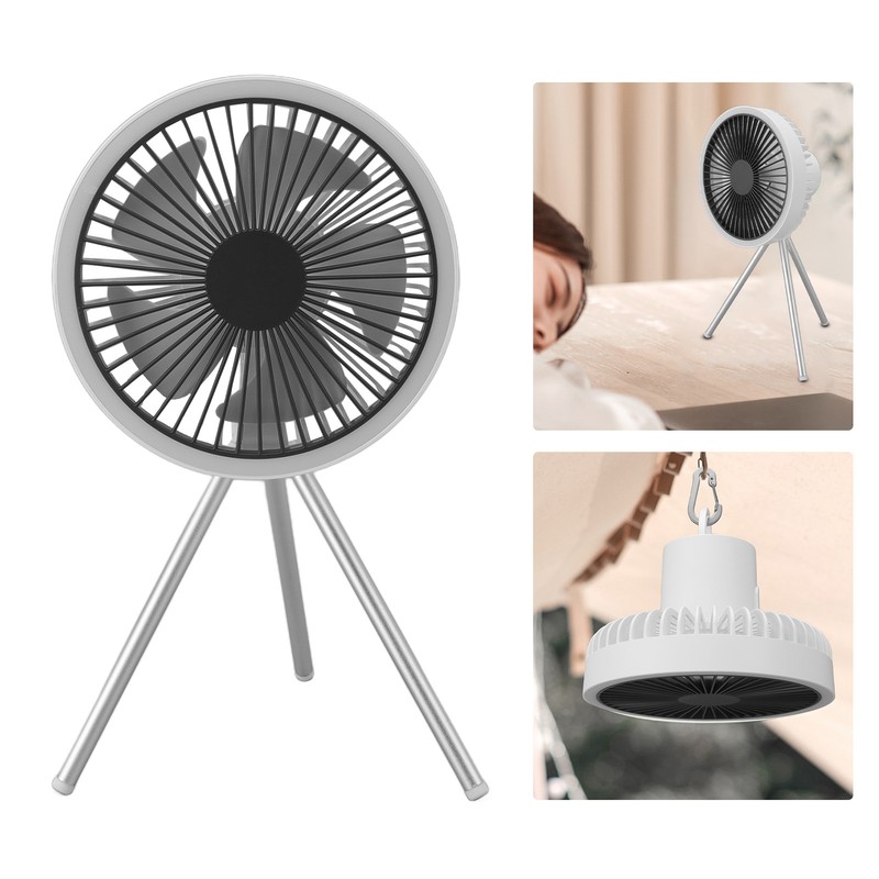 Tripod Fan 10000mAh 3 Gears Adjustable Timing Function Portable Desktop