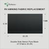 Dulepax Dulepax RV Awning Fabric Replacement(20'2" Fabric) Upgrade 18.5oz Heavy
