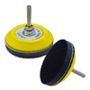 2PCS 3" Hook and Loop Sanding Pad Polishing Tool Kit