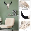 IMIKEYA Bull Head Skull Wall Hanging Art Southwestern Cow Steer