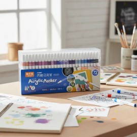 Marcadores De Pintura Acrílica Permanente De 72 Colores