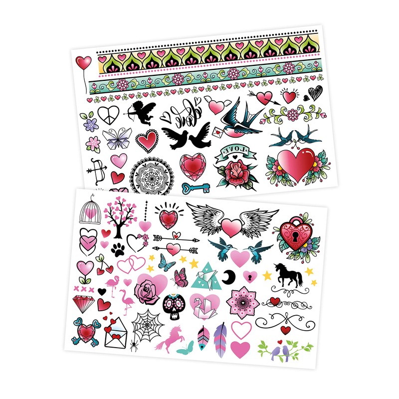 BUKI France TA003 75 Washable Tattoos Coloured