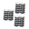 IWOWHERO 15 Pairs Manga Lash Clusters Pro Cosmetics False Lashes