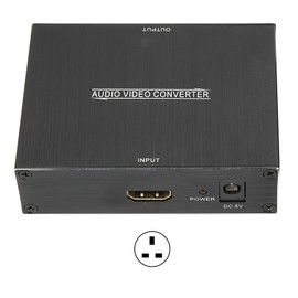 ANQM615 HD Multimedia Interface to VGA Optical SPDIF Converter Adapter with 3.5 mm Audio for PC Laptop HD TV