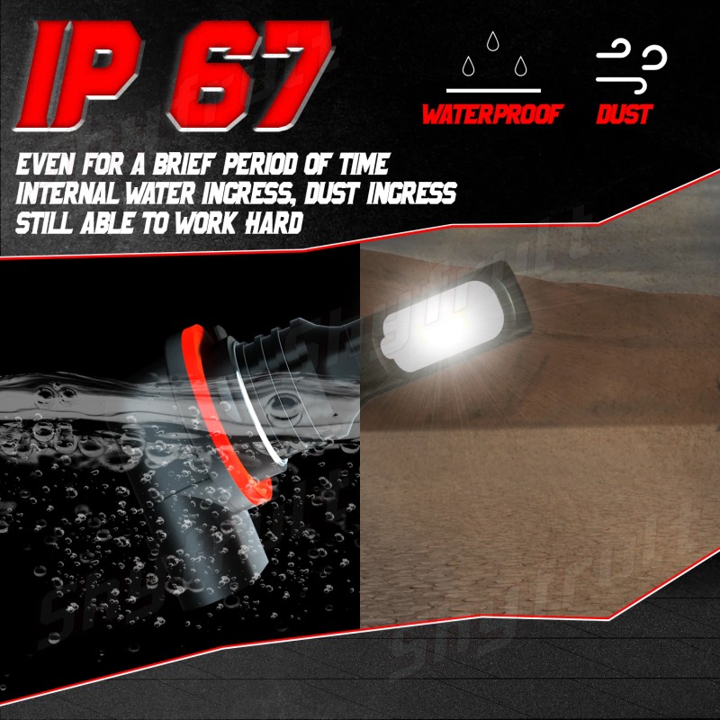 Shyfrult 3 PINS LED Headlight Bulb 6000K 35W For Honda
