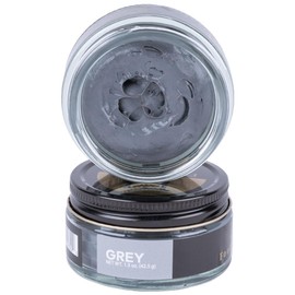 FootFitter Premium Shoe Cream Polish with Carnauba Wax, Restore & Shine Shoes or Boots – MADE IN USA (2 PACK) Multiple Colors (Grey)