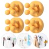 Razor Holder Shaver Hook Hanger Stand - 4Pcs Silicone Toothbrush