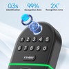 Yamiry Electronic Keypad Deadbolt, Fingerprint Door Lock,Keyless Entry Digital Lock
