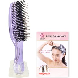 S.Hart S World Premium Long Scalp Brush, Shampoo Brush, Hair Brush, Lift Care, Hair Care, Scalp Massage, Scalp Care, Beauty Artist Recommended Gift, S Heart S Heart S, Official Beauty Book Included (Gold)