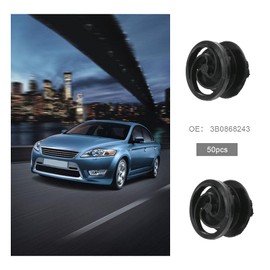 50 clips de plástico para panel de puerta interior de coche 3B0868243 compatible con VW Golf, MK4, Passat, Bora, piezas de accesorios de interior de coche, tarjetas de puerta