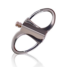 Keychain Lighter, Permanent Match Infinity Lighter, Reusable Waterproof Match Strike Anywhere, Forever Flint Fire Starter for Outdoor Survival, for Men (Black)