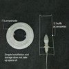 Lantern Table Paper Lamp Warm Light E14 Bulb Simple Installation