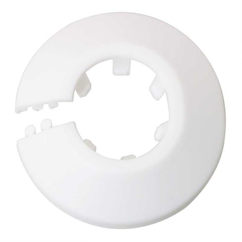 JJHXSM 6pcs 3/4inch Flange Water Pipe Cover Decoration 20mm White