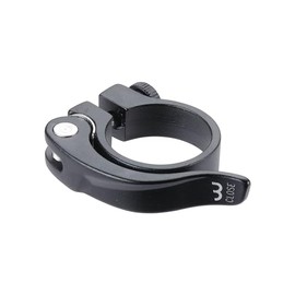 BBB BSP-87 Lightweight Aluminum Seatpost Clamp Smooth Lever, 1.1 inches (28.6 mm), Black