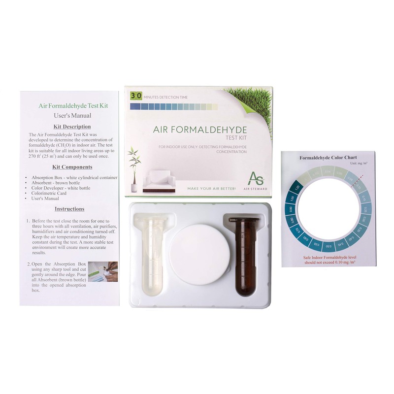 Air Formaldehyde (HCHO) DIY Test kit - Know What's in