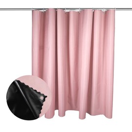 JNGUOSICN Student Dormitory Bunk Bed Curtain Blackout Bed Curtain Privacy Bed Shading Mosquito Curtain Cabin Bunk Bed Tent Canopy Mosquito Protection Net Removable Curtain Shading Net (Pink)