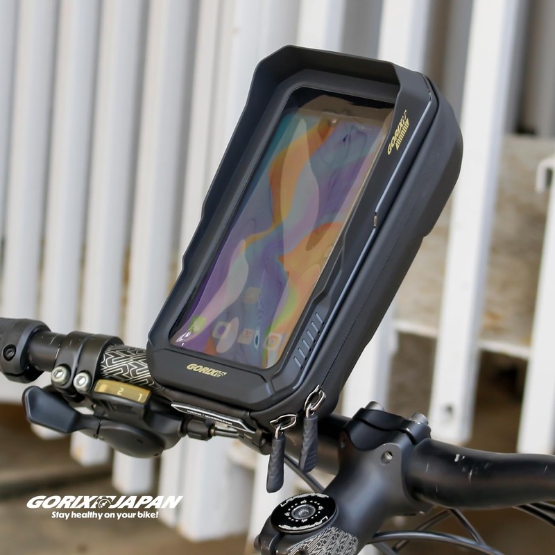 GORIX Handle Bag, Bicycle Smartphone Waterproof, Smartphone Holder, Cross Bike,