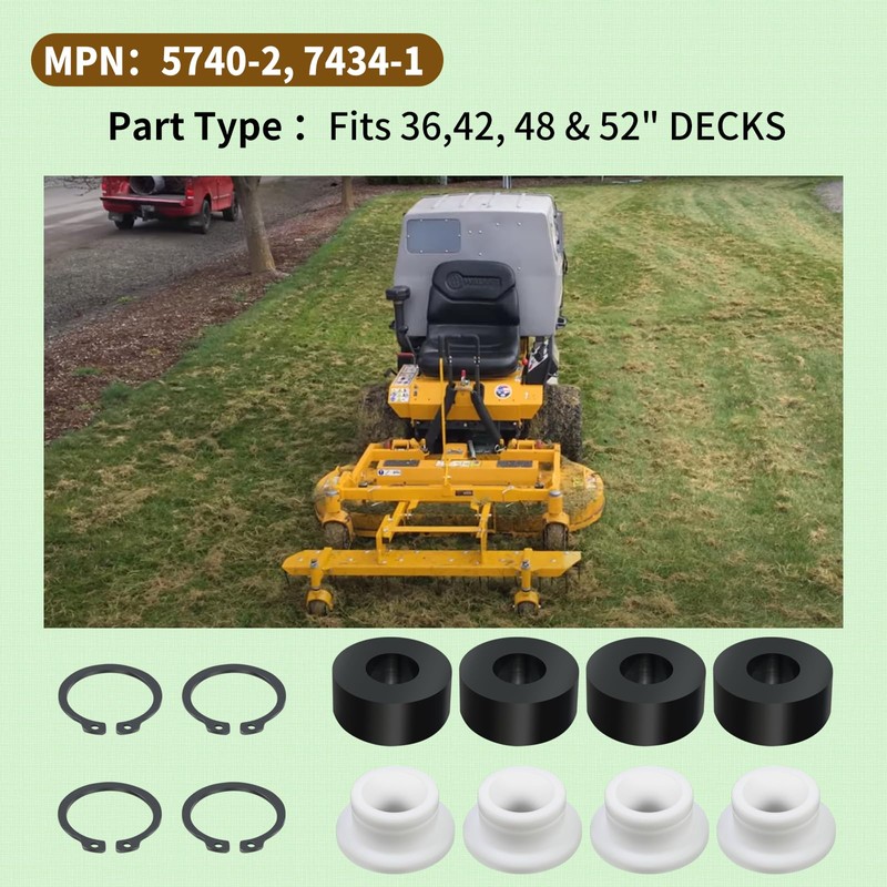 Vanshly，5740-2, 7434-1 Deck Tune Up Kit for Walker Mower -4