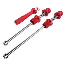 Pinchos de Bloqueo de Rueda de Bicicleta de Carretera de Aleación de Aluminio Antirrobo, Sólidos con Silbato, Ligeros y Portátiles para Bicicleta Plegable de Montaña de Carretera