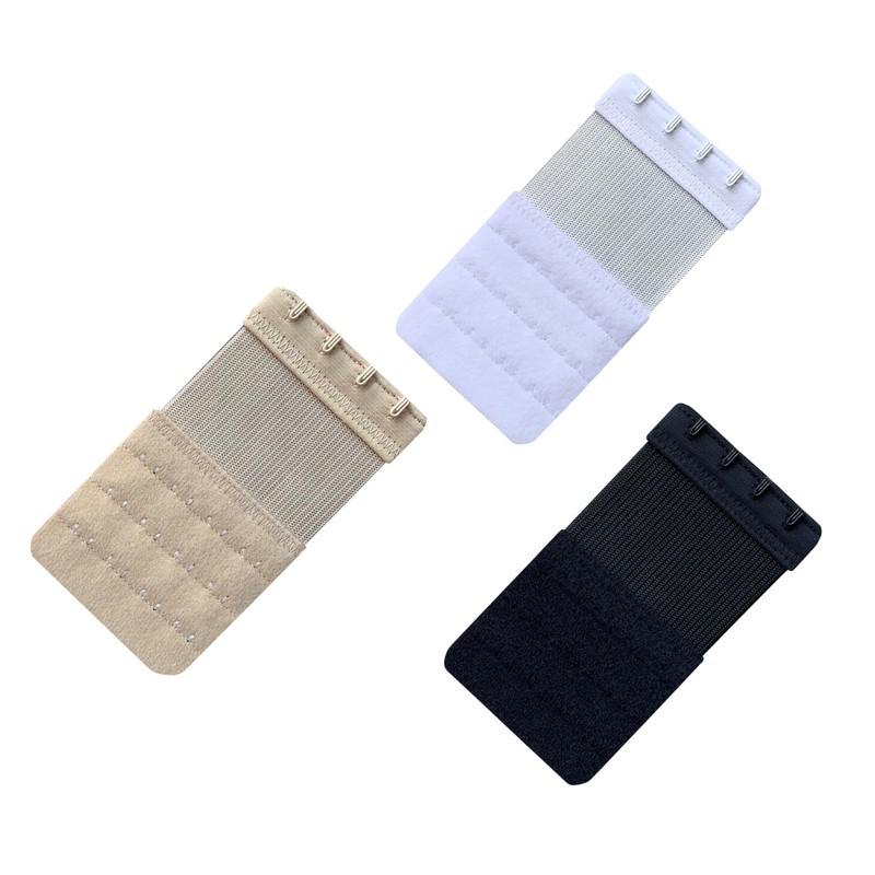 Chanie Women Pack of 3 Soft Comfortable 4 Hooks Bra