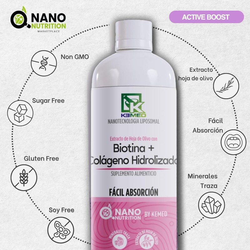 KEMED | Extracto de Hoja de Olivo con Biotina +