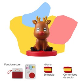 FABA Sonoro Character, Countdown to Christmas, Sound Stories for Boys and Girls, 3-5 Years, Playback with FABA Stories and FABA+, Educational Toy, Spanish Version
