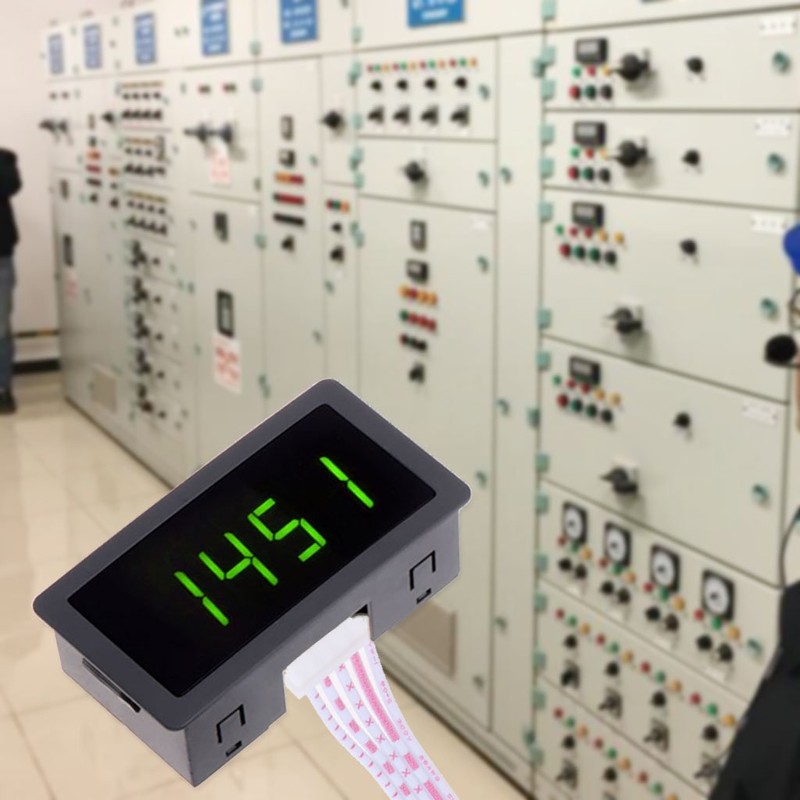 JAGTRADE Speedometer 4 Digital LED Tachometer Speed Meter+Proximity Sensor 12V