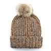 C.C Hatsandscarf Women's Winter Slouchy Knitted Hat Cable Knit Pom