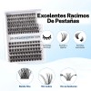 Maquillaje Extensión Kit De Pestañas Diy Naturales Cherimoya