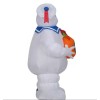 Gemmy Airblown Inflatable Ghostbusters Stay Puft, 3.5 ft Tall, White