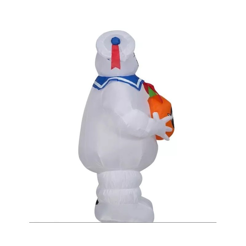 Gemmy Airblown Inflatable Ghostbusters Stay Puft, 3.5 ft Tall, White