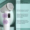 Facial Cleanser Massager LCD Display IPX7 Waterproof 3 Modes USB