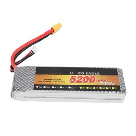 RC Lipo Battery 5200mAh 7.4V XT60 35C 2S Portable Remote Control Lithium Battery For RC Car Truck