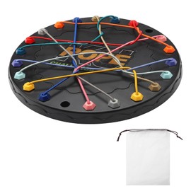 Brainy Knots Rope Untangling Table Strategy Board Game, Colourful Twisted Rope Sorting Puzzle Game, Logic Puzzle Board Game, Family Games, Funny Travel Game for Boys and Girls