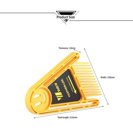 CarAngels Double Feather Board Feather Location Board for Table Soliters Table Fence Tool Miter Gauge Slots Woodworking DIY (Orange)