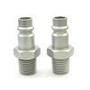 2 x Male Quick Release Euro Compressed Airline Coupler Fitting