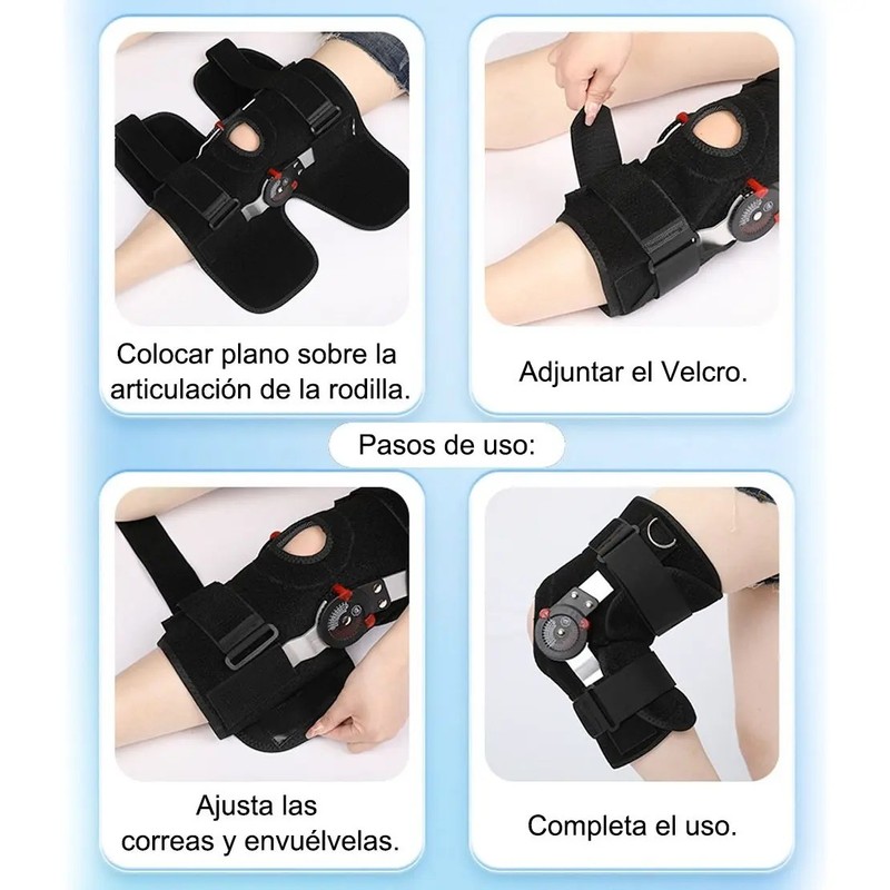 Rodillera Mecanica Postoperatoria Soport Ortopedia Ajustable