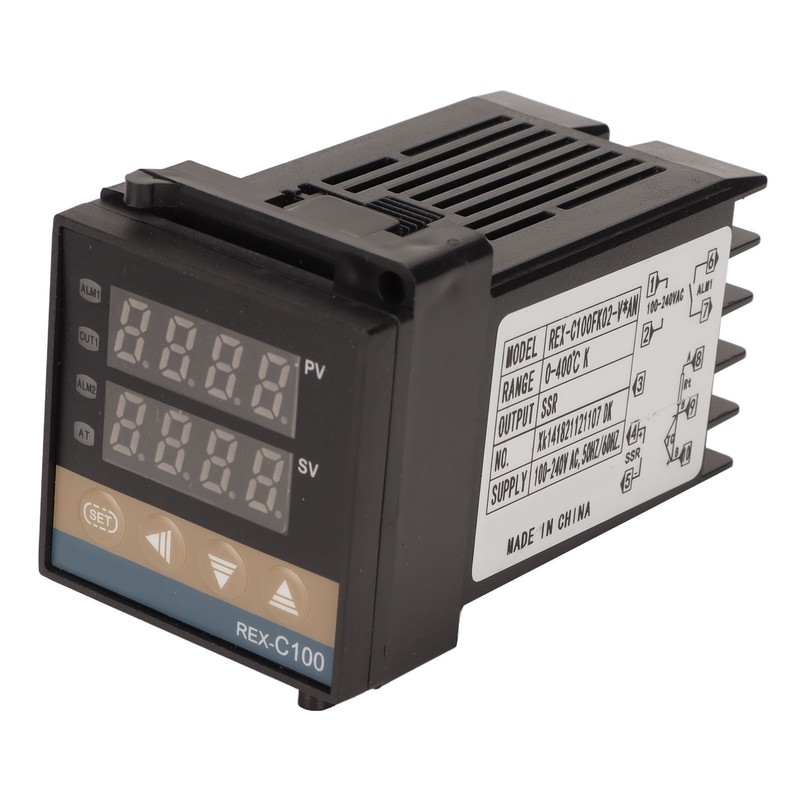 Digital PID Thermostat Air Heater Temperature Controller K Thermocouple SSR