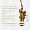Adjustable 1/2" Part 2 Ball-Cock Float Valve with Ball for