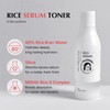 MIDHA Rice Sebum Toner,6.76fl.oz/200ml,Hydrating, Pore Refining, 80% Pure Rice bran