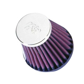 K&N Universal Clamp-On Air Intake Filter: High Performance, Premium, Washable, Replacement Filter: Flange Diameter: 2 In, Filter Height: 3 In, Flange Length: 0.625 In, Shape: Round Tapered, RC-2580
