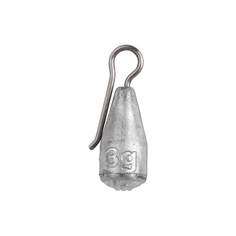 Spro Zinc Clip-On Lure Weights - 3 Bait Weights, Weight: