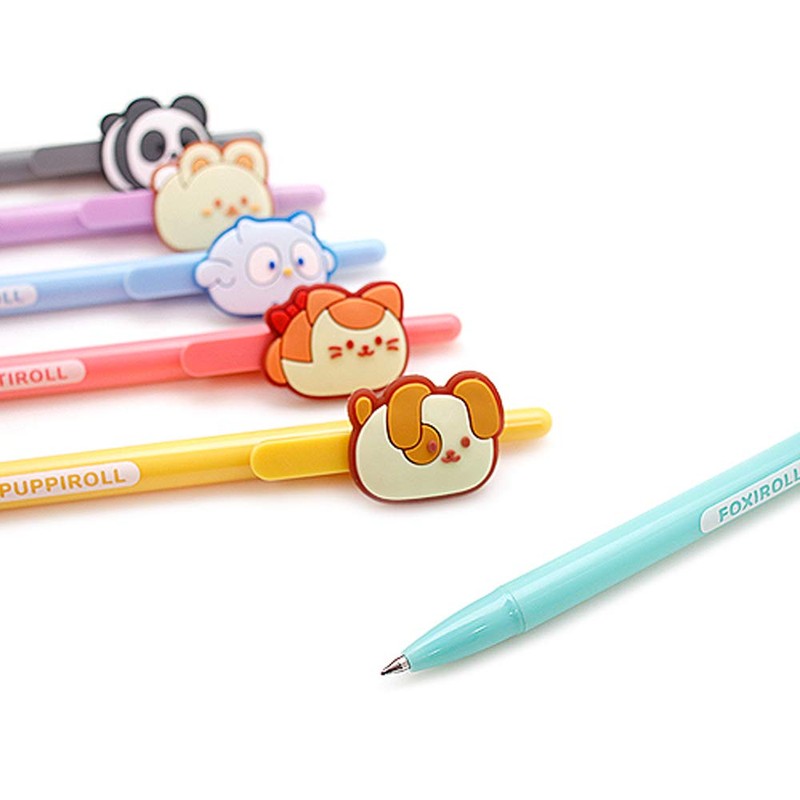 Coosy Anirollz School Supply Stationary Character Gel Pen 1PC :